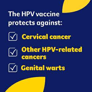 The HPV vaccine protects against cervical cancer, other HPV-related cancers, genital warts